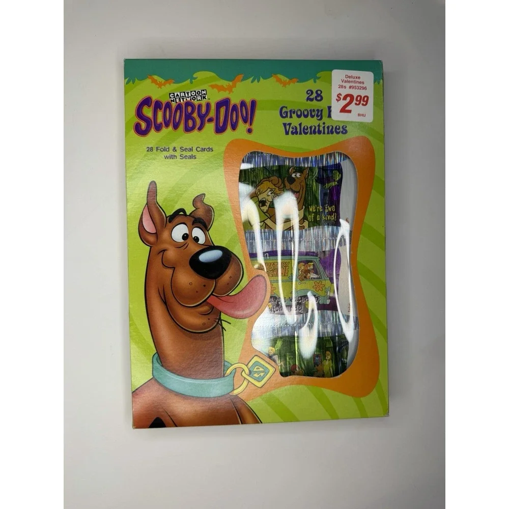 Scooby-Doo 28 Valentines Fold & Seal Cards Paper Magic Group Decorative